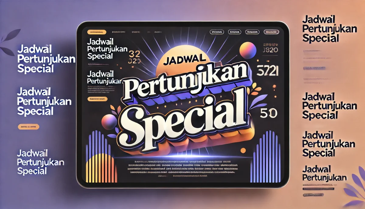 Jadwal Pertunjukan Spesial