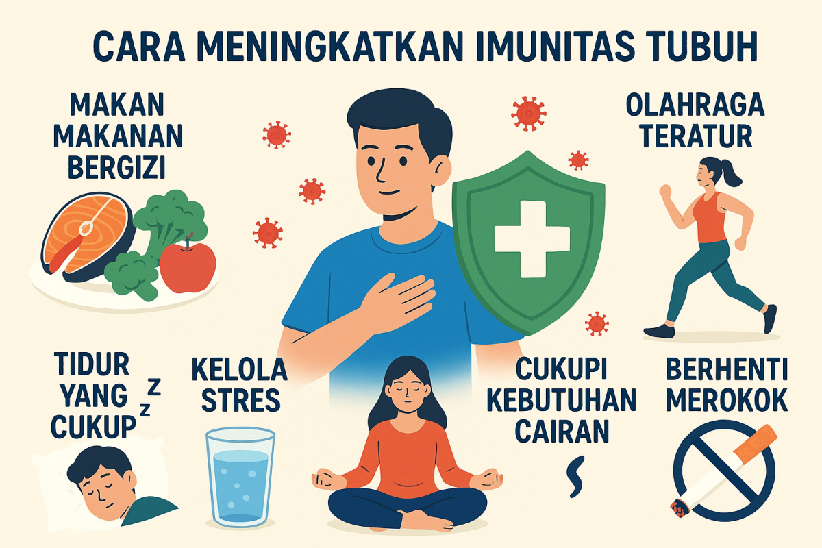 Cara Meningkatkan Imunitas Tubuh 6 Cara Meningkatkan Imunitas Tubuh