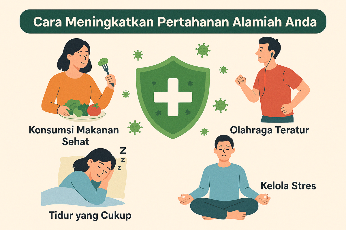 Cara Meningkatkan Pertahanan Alamiah Anda
