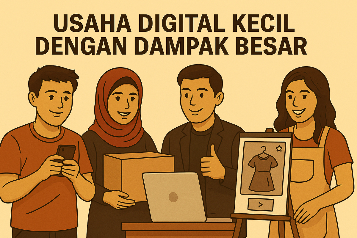 Usaha Digital Kecil dengan Dampak Besar 10 Usaha Digital Kecil dengan Dampak Besar